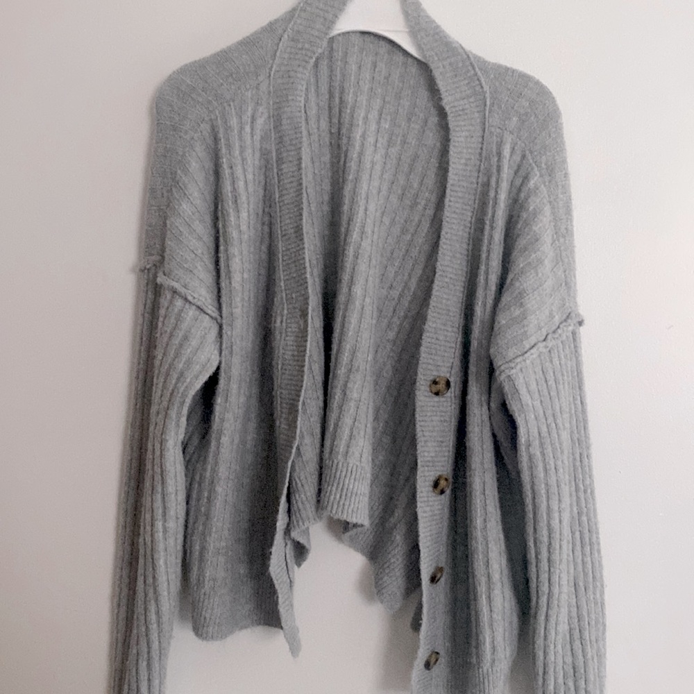 Grey cardigan